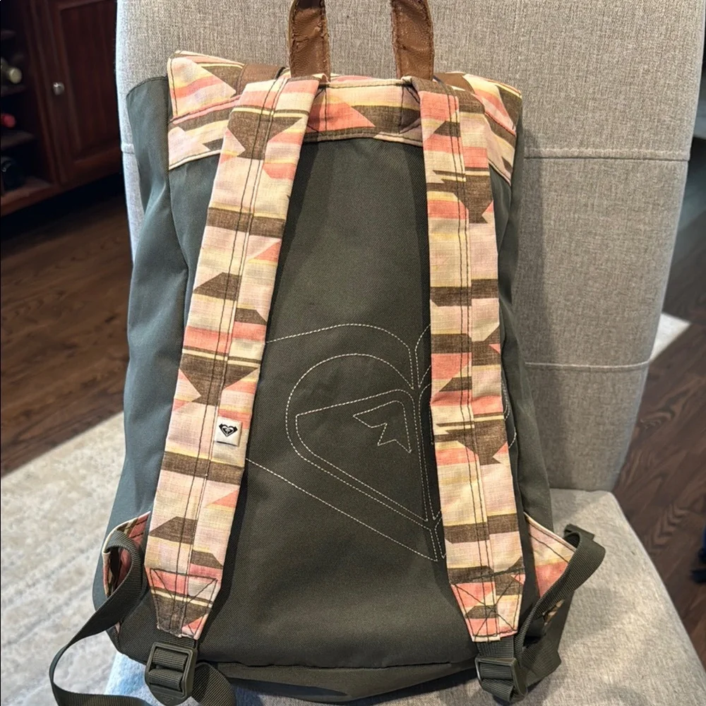 Roxy Pink and Brown Backpack for Everyday Adventures